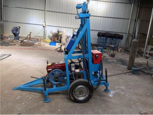 Little Easy Movement Tractor Borewell Drilling With Hydraulic System