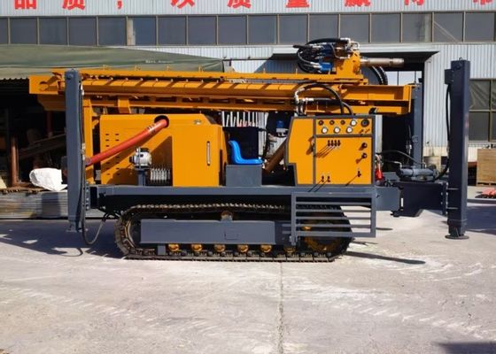 Water Borehole Pneumatic Drilling Rig Equip With Air Compressor