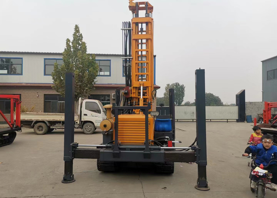 260 metros de la perforación de Rig Crawler Mounted Water Well de túnel neumático de la máquina