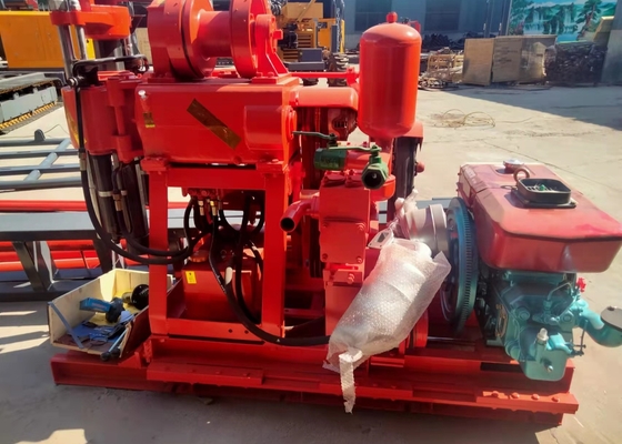 Las ruedas montaron la perforación que dirigía Rig Mobile Equipment Diesel Power de Gk 200