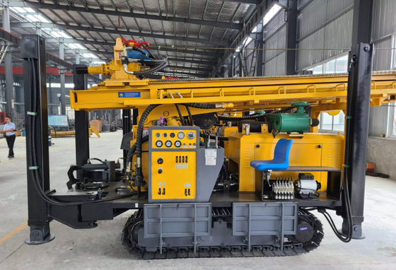 Profundidad máquina neumática de Rig Crawler Rotary Water Well de la perforación de 450 metros