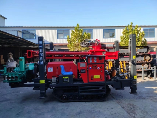 Motor diesel de la máquina del taladro de la correa eslabonada de Dth el 180m