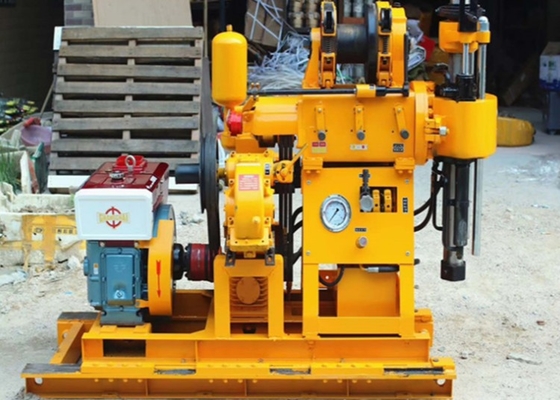 Plataforma de perforación de base GK 200 200 metros de profundidad con motor diesel de 22 HP para ingeniería de exploración