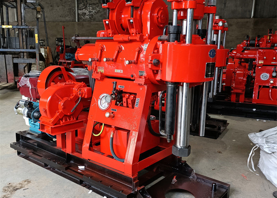 Máquina de perforación de construcción de 200 metros para pruebas de suelo en Sudáfrica