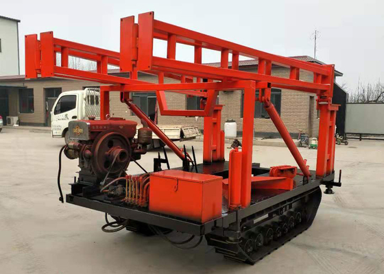 Ruedas de goma OEM Torre plegable de rastreo de rastreo de tren con motor diesel