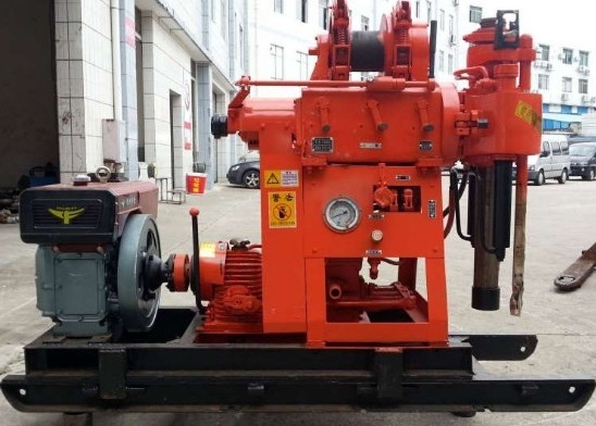 XY-1A 150 metros de profundidad Crawler Máquina de perforación geológica para perforación de exploración