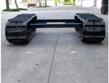 Piezas de goma del tren de aterrizaje del chasis de la pista de las plataformas de perforación de la exploración 4MT