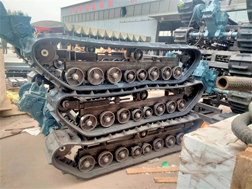 Tren de aterrizaje cargado de la pista de la correa eslabonada 1.5MT para la perforación Rig Machines de la exploración de explotación minera