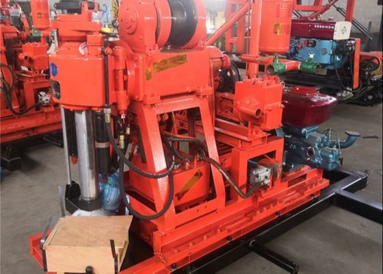 150 mm de profundidad 150 metros de ingeniería de perforación Rig motor diesel impulsado