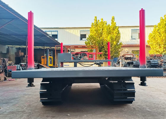 Capacidad de carga del tren de acero de la vía de rastreo 2 MT -20 MT con cuatro extractores