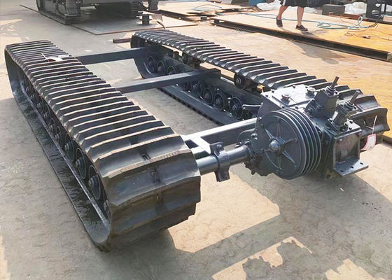 Bajocarril de la vía de rastreo con motor diésel para ingeniería Capacidad de 3 MT