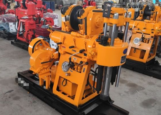 Exploración de minería Base de perforación de 100 metros de profundidad Potencia del motor diesel