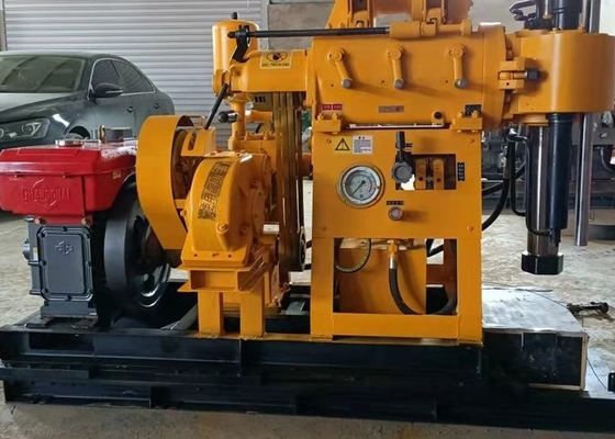 Máquina de perforación de prueba de suelo SPT de 100 metros con motor diesel de 18 CV