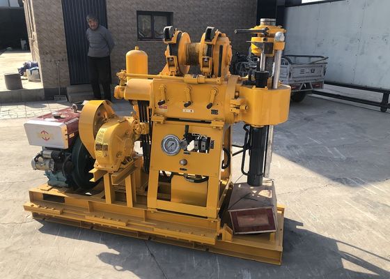 Máquina de perforación geológica a 200 m de profundidad para investigación de ingeniería recogida de muestras
