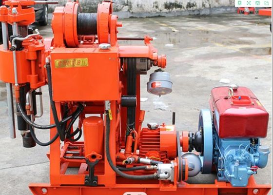 Máquina de perforación geológica duradera, perforación hidráulica de rastreo con profundidad de 100 metros