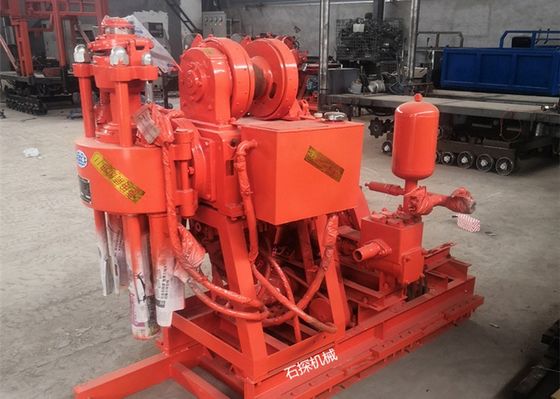 Rig de prueba de suelo profundo con BW 160 bomba de barro motor diesel 100M profundidad de perforación