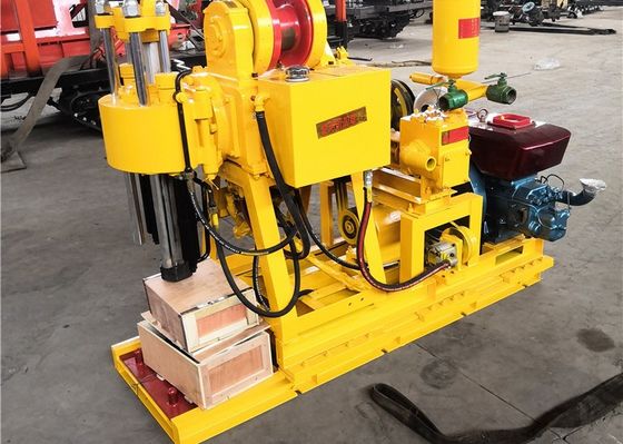 Máquina de perforación de diésel geológico personal de 100 mm Profundidad de 100 m Amarillo/rojo/azul vibrante