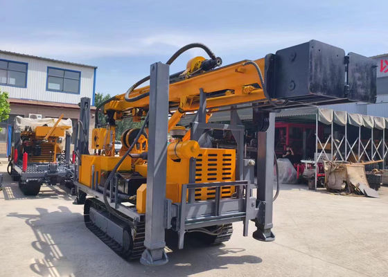 Máquina de perforación de pozo montada en camión con fuerza de elevación de cabrestante de 30T