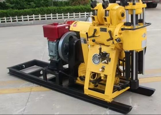 Máquina de perforación de prueba de suelo de 100 m Estación de perforación geotécnica con bomba de barro