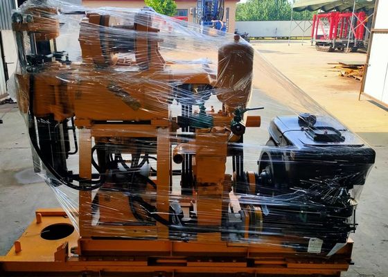 Para la ingeniería 22 HP Motor diesel GK 200 Proyecto de prueba de suelo de núcleo máquina de perforación