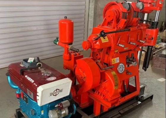 Profundidad de perforación de 200 metros Máquina de perforación de ingeniería de exploración de acero