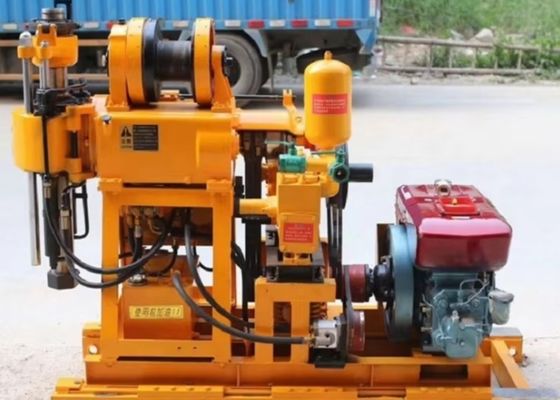 GK 200 máquina de perforación de pozos con profundidad de 200 m y ángulo de 75-90 ° para la perforación de pozos de agua
