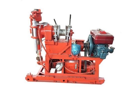 Rig de perforación de núcleo hidráulico con motor diésel de 18 CV