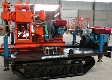 Tipo geológico profesional profundidad de la correa eslabonada de la máquina XY-200 de la plataforma de perforación de la perforación de los 200m para la perforación de roca