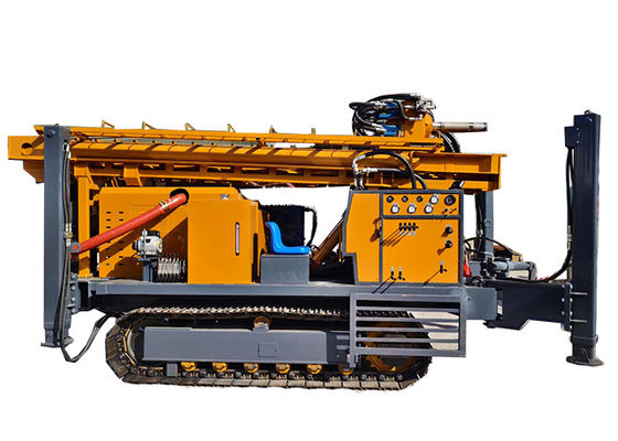 1000m Crawler Hidráulica de agua con pozo de perforación Rig 6 cilindros motor diesel