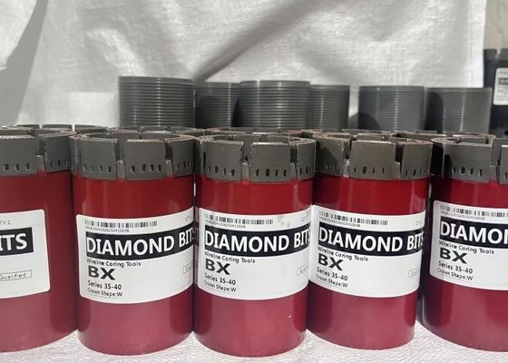 NX BX Perforación de núcleo de diamante impregnado para muestras de recolección de núcleo por cable
