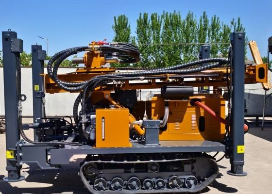 Máquina de perforación neumática profunda con bomba de barro BW250