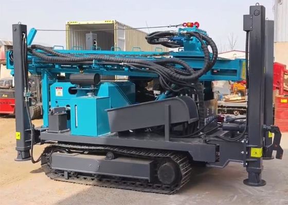 Máquina de perforación automática de pozos profundos con vía diésel para la agricultura / plantación