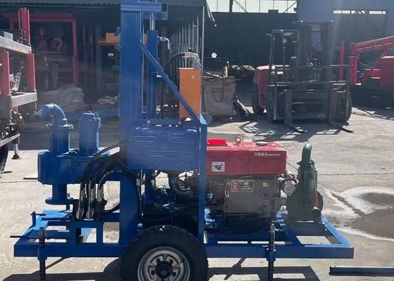 Equipo de Perforación de Pozos de Agua para Agricultura, Fácil Movimiento, 120 Metros