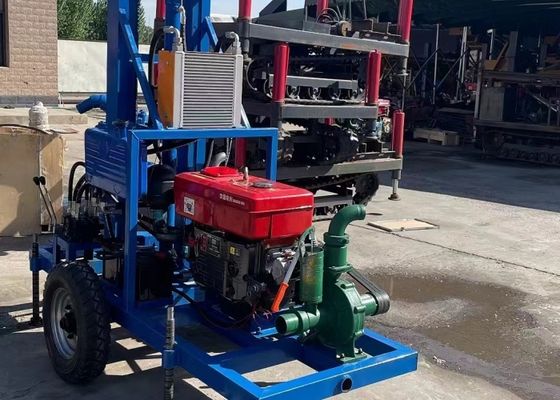 Equipo de perforación compacto de 300 mm de diámetro para riego de agua para pozos poco profundos de 60 metros de profundidad