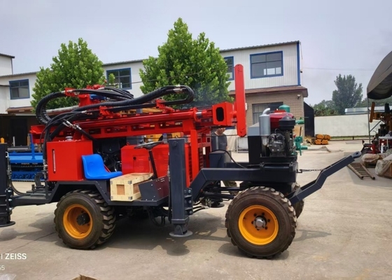 Máquina perforadora de pozo artesiano fuerte y potente con ruedas de gran torque