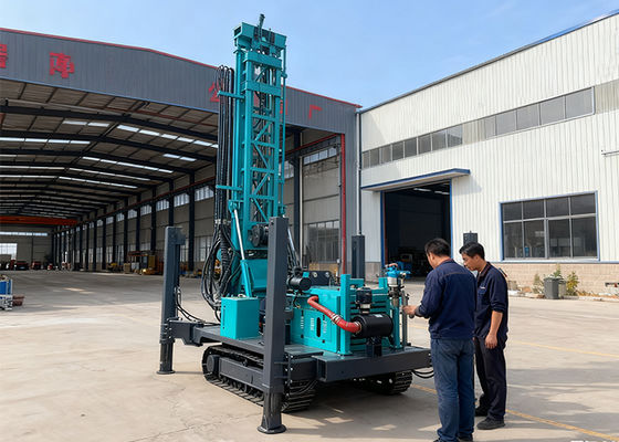 Máquina perforadora de pozos con compresor para riego agrícola/industrial