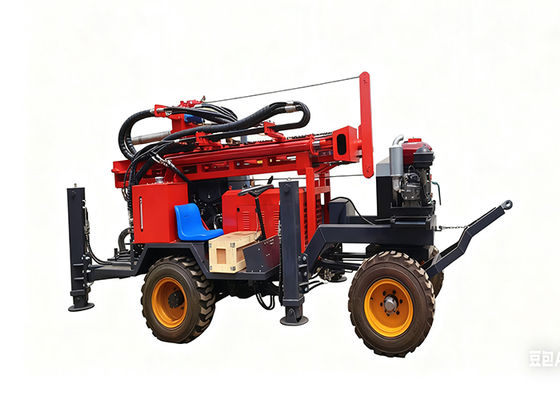 100/200/300M Máquina de perforación montada en un tractor de pozo de agua para África