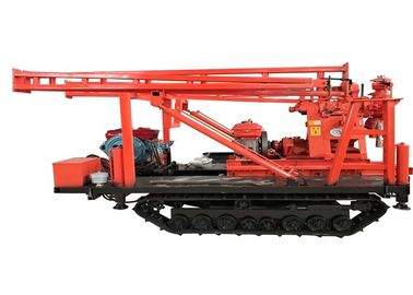 Tipo subterráneo del poder del diesel/del motor de la profundidad los 300m del taladro de la plataforma de perforación del pozo del Portable de la base del diamante