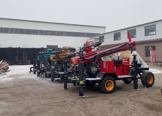 Máquina de perforación de roca subterránea de agujero de agua a 200 metros de profundidad Aplicación industrial