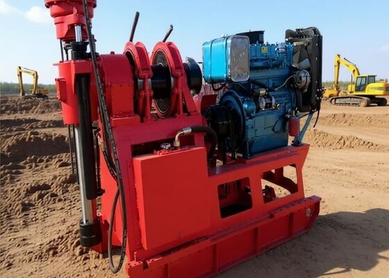 Perforadora geológica diésel XY-2B de 500 metros, diámetro personalizado