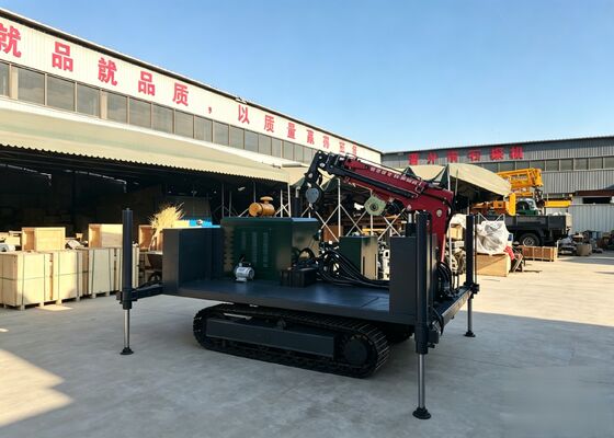 Base de oruga de acero multifuncional con grúa telescópica montada para ingeniería todoterreno