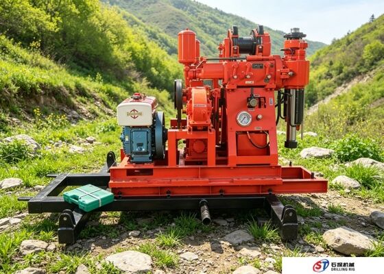 Máquina de perforación de agujeros compacta diseñada para sitios de construcción de fácil transporte