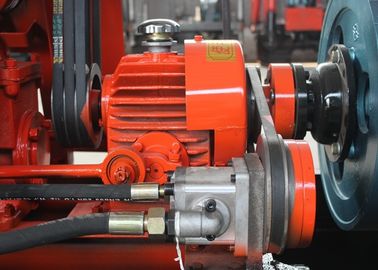 Correa eslabonada geológica hidráulica llena de la máquina de la plataforma de perforación equipada para la investigación geotécnica de la montaña