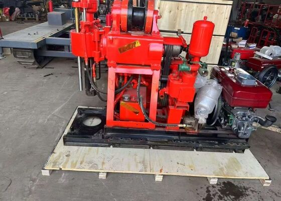 GK 200 Máquina de perforación de exploración de investigación 200 metros de profundidad 300 MM Diámetro del agujero