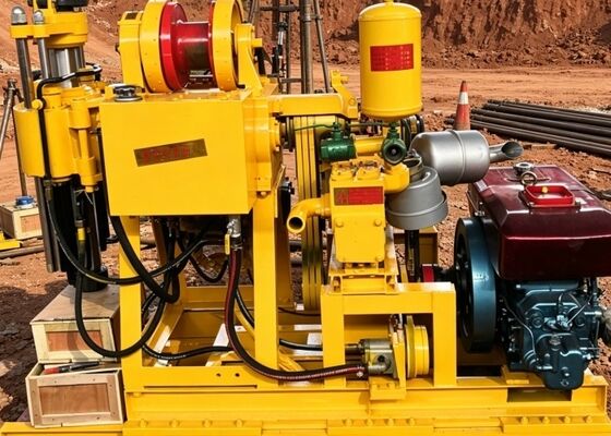 Máquina de perforación de 200 metros de profundidad con diámetro de pozo de 300 mm para todas las capas