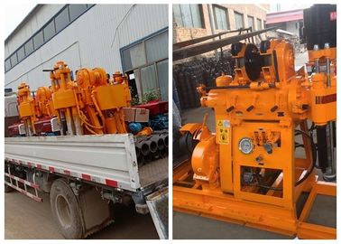 Perforadora montada remolque diesel de la prueba del suelo para la exploración mineral