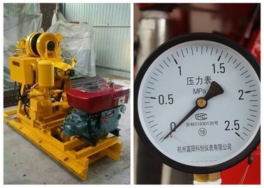 Perforadora diesel eléctrica de la prueba del suelo para el agua Wells garantía de 1 año
