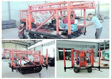 plataforma de perforación de la base de los 0-200m para la colección 220V/380V de la muestra de la perforación del SPT