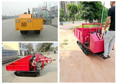Tipo multifuncional 4 de la correa eslabonada del transportador de la pista del mini jardín - capacidad del motor 6L