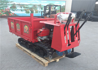 Mini transportador de goma de la correa eslabonada del descargador de la pista de 0,6 toneladas en venta